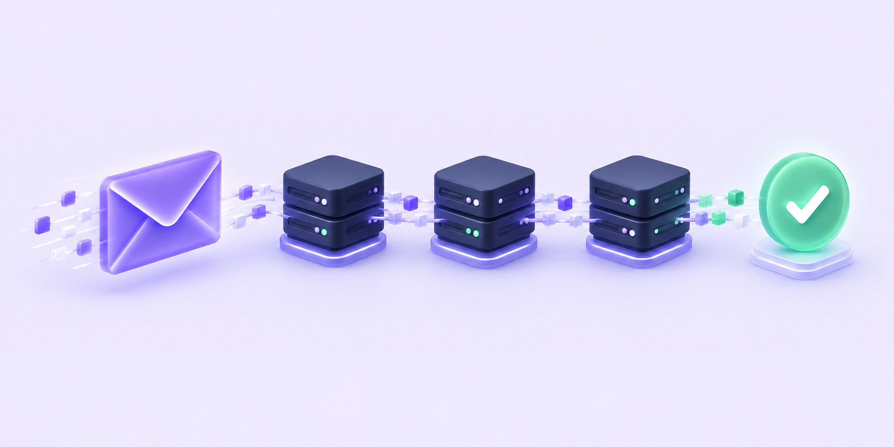 Email delivery through managed server infrastructure